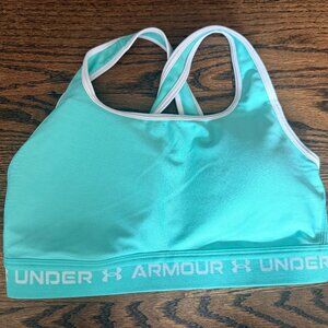 Under Armour Womens Crossback Mid Impact Women's Sports Bra Size Large